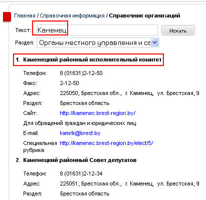 Пример 1. Каменцкий РИК+результат