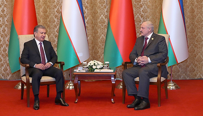 Встреча Президента Беларуси Александра Лукашенко с Президентом Узбекистана Шавкатом Мирзиеевым