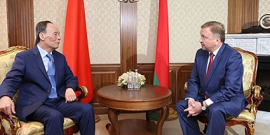 Премьер-министр Беларуси провел встречу с заместителем председателя Китайской Народной Республики Ван Цишанем