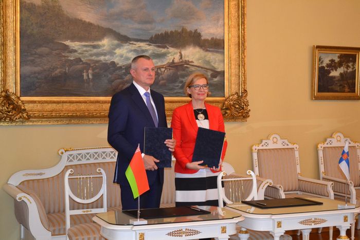 Главы МВД Республики Беларусь и Финляндии подписали Меморандум о взаимопонимании