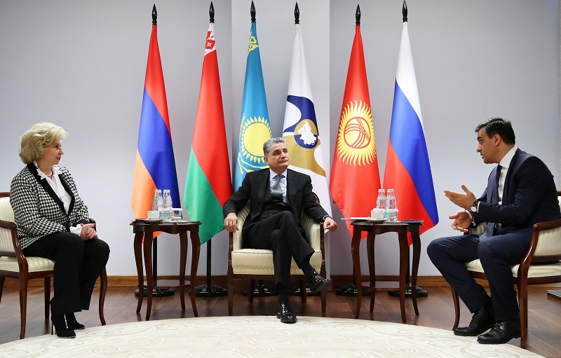 Встреча Председателя Коллегии ЕЭК с омбудсменами Армении и России
