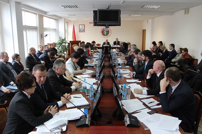 Совместное заседание коллегий Министерства природных ресурсов и охраны окружающей среды Республики Беларусь и Министерства здравоохранения Республики Беларусь