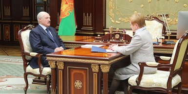 Александр Лукашенко и Лидия Ермошина