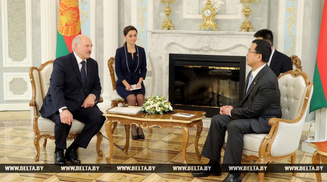 Встреча Александра Лукашенко с руководством китайской корпорации «СИТИК Групп»