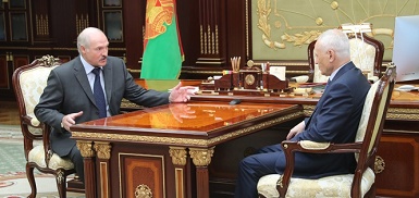 Александр Лукашенко и Григорий Рапота