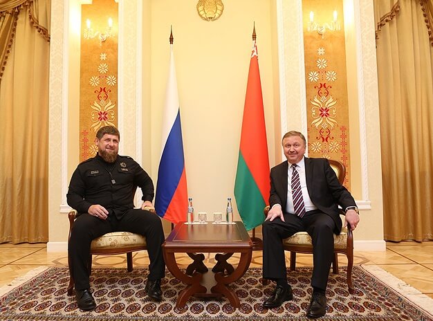 Рамзан Кадыров и Андрей Кобяков