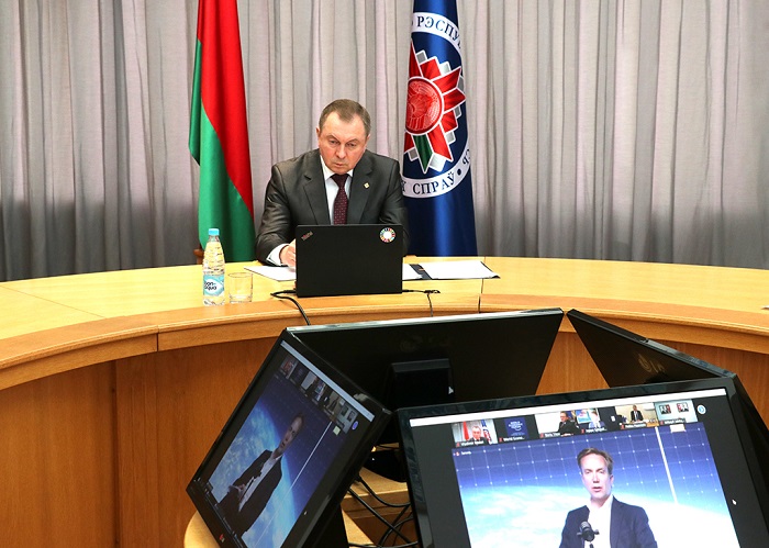 Министр иностранных дел Беларуси принял участие в заседании Региональной группы ВЭФ