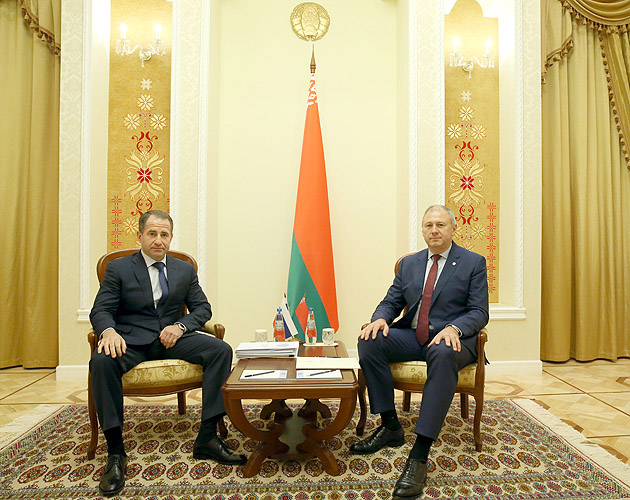 Премьер-министр Сергей Румас встретился с послом России в Беларуси