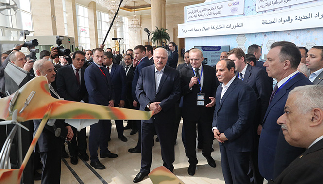 Александр Лукашенко посетил новую административную столицу Египта