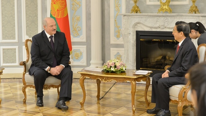 Александр Лукашенко и Го Шэнкунь