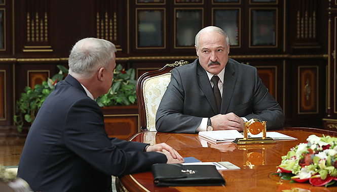 Александр Лукашенко и Станислав Зась