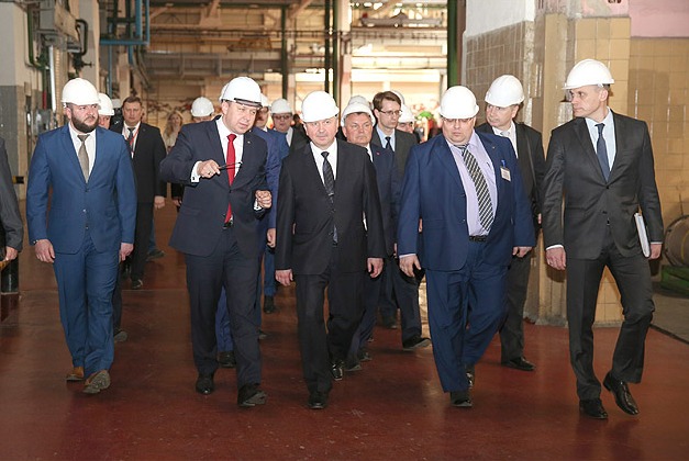 Андрей Кобяков посетил промышленные предприятия в Бобруйске