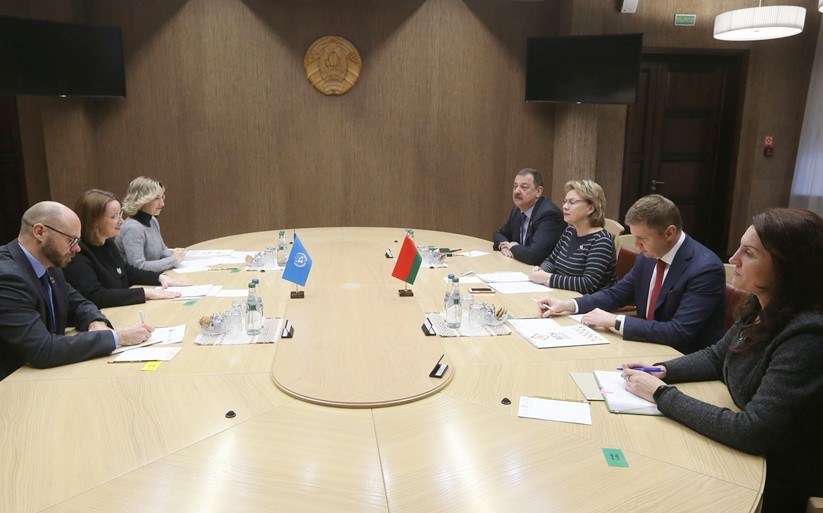 Марианна Щёткина провела встречу с Постоянным координатором ООН в Беларуси
