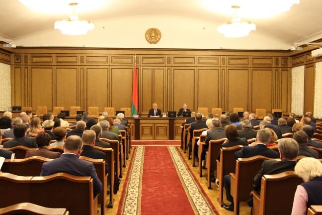 Заседание Палаты представителей Национального собрания Республики Беларусь