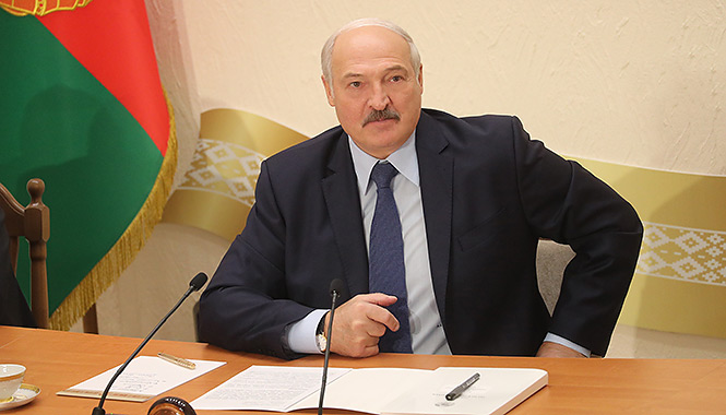 Александр Лукашенко в БГМУ