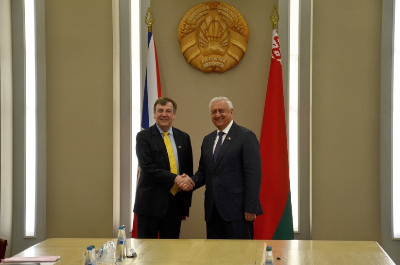 Председатель Совета Республики Михаил Мясникович встретился с делегацией Парламента Великобритании