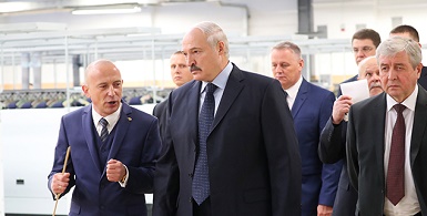 Александр Лукашенко посетил ОАО «Камволь»