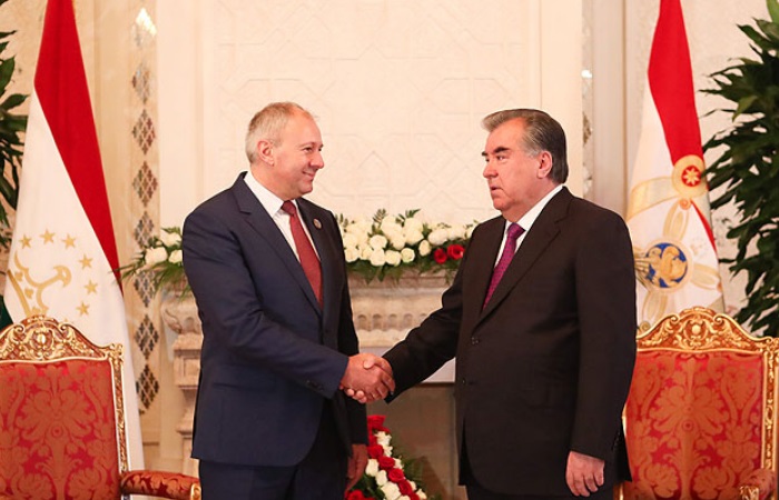 Премьер-министр Беларуси провел встречу с Президентом Таджикистана Эмомали Рахмоном