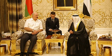 Президент Беларуси Александр Лукашенко посещает Объединенные Арабские Эмираты с рабочим визитом