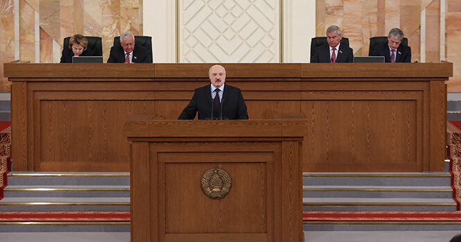 Александр Лукашенко обратился с Посланием к белорусскому народу и Национальному собранию