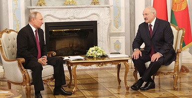 Встреча Президента Беларуси Александра Лукашенко и Президента России Владимира Путина