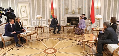 Встреча Президента Беларуси с первым заместителем Генерального секретаря ООН Аминой Мохаммед