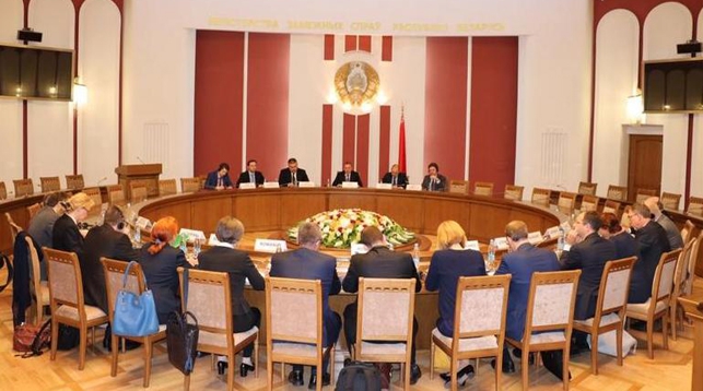 Встреча Владимира Макея с послами по особым поручениям стран – членов ЕС по делам «Восточного партнерства»