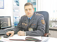 Заместитель начальника управления ГАИ ГУВД Мингорисполкома Андрей Зырянов