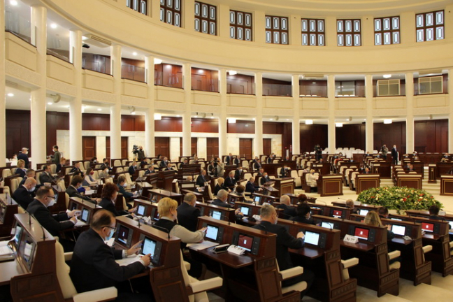 Во время заседания Палаты представителей Национального собрания Республики Беларусь седьмого созыва