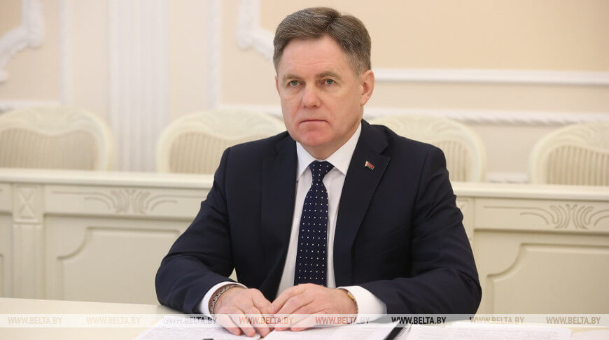 Заместитель Премьер–министра Игорь Петришенко на заседании итоговой коллегии Министерства труда и социальной защиты