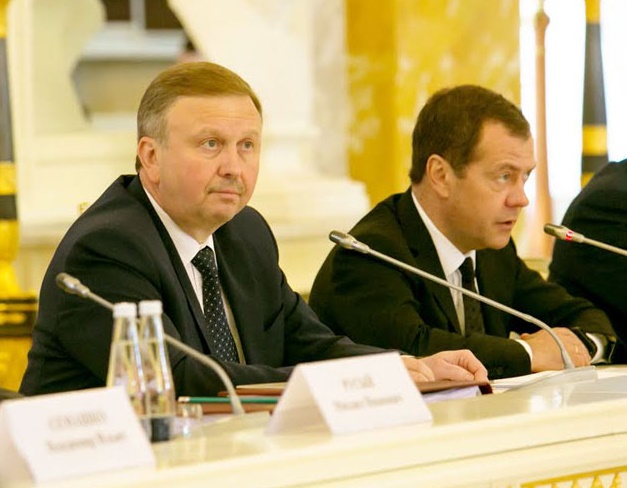 Андрей Кобяков и Дмитрий Медведев