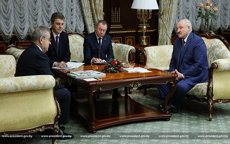 Встреча Президента Беларуси с почетным консулом Беларуси в Белграде Драгомиром Каричем