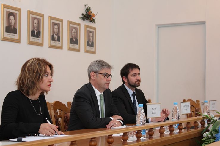 Встреча Председателя Верховного Суда Республики Беларусь с директором Германского фонда международного правового сотрудничества