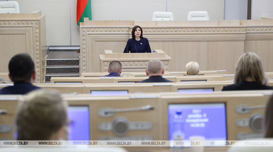 Наталья Кочанова встретилась с членами Молодежного парламента Лиозненского района