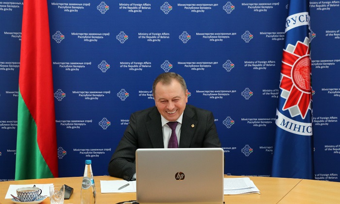 Владимир Макей принял участие в видеоконференции Европейского комиссара по вопросам соседства и расширения ЕС