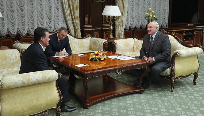 Александр Лукашенко встретился с Премьер-министром Казахстана Аскаром Маминым