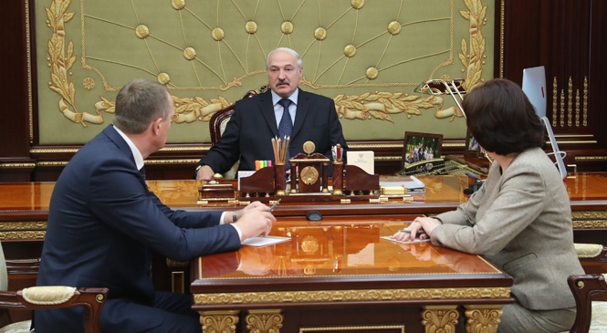 Назначение председателя Миноблисполкома