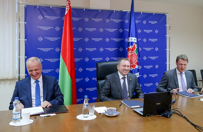 Министр иностранных дел Беларуси принял участие в международной видеоконференции в рамках инициативы «Пояс и путь»