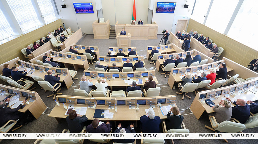 Заседание Совета Республики Национального собрания Республики Беларусь