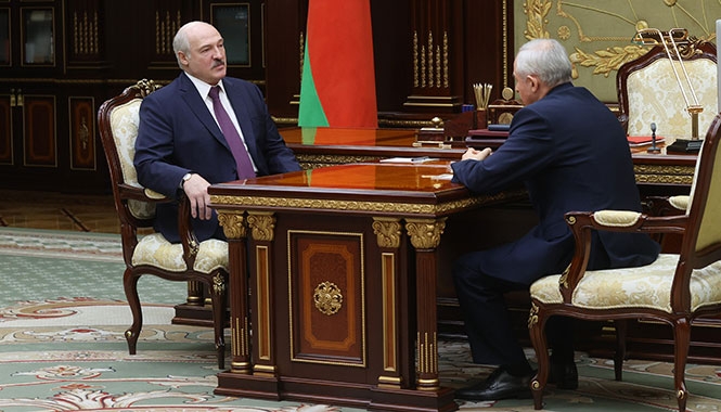 Александр Лукашенко и Виктор Шейман