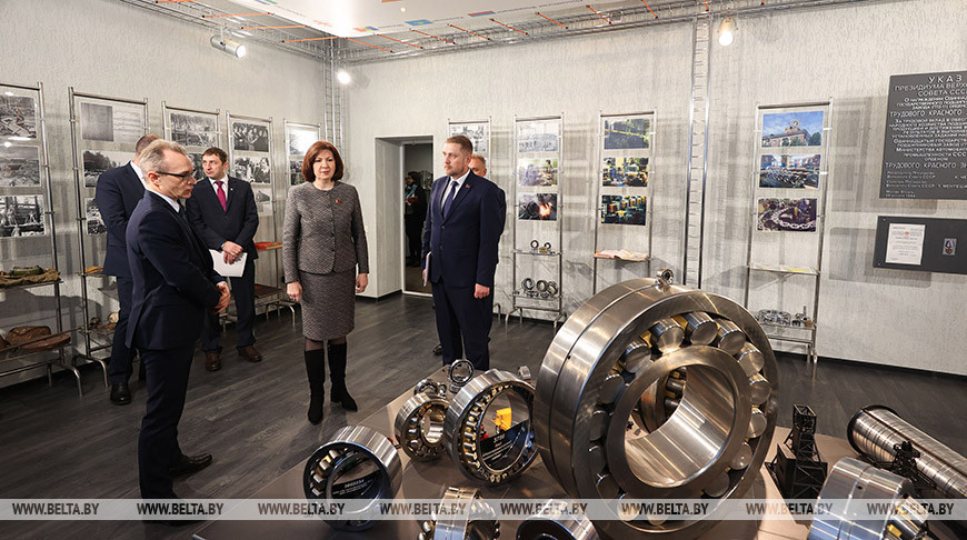 Наталья Кочанова на Минском подшипниковом заводе