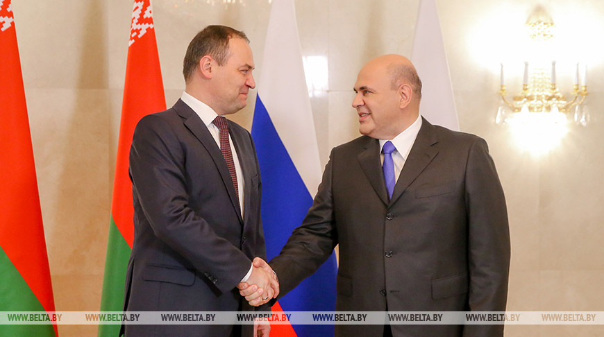 Роман Головченко и Михаил Мишустин 