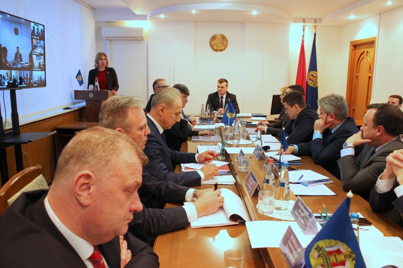 Во время заседания коллегии Министерства юстиции Республики Беларусь
