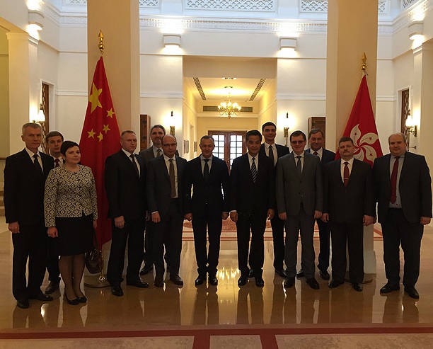 Правительственная делегация Беларуси в Гонконге