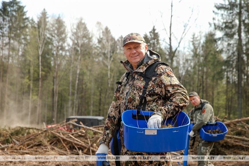 Сергей Румас на субботнике