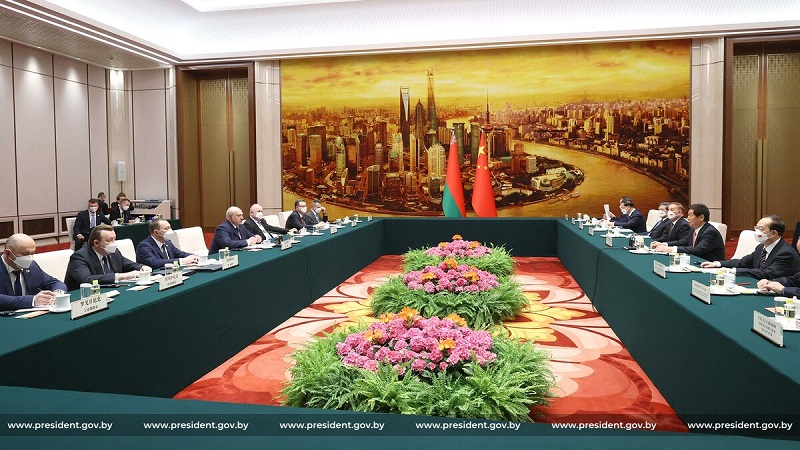 Встреча А.Лукашенко с Председателем Постоянного комитета Всекитайского собрания народных представителей