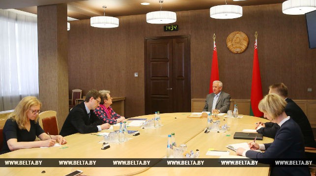 Встреча Михаила Мясниковича с Андреа Викторин