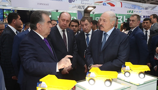 Открытие Национальной выставки Беларуси в Душанбе