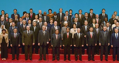 Александр Лукашенко принял участие в круглом столе глав государств на форуме «Один пояс и один путь»