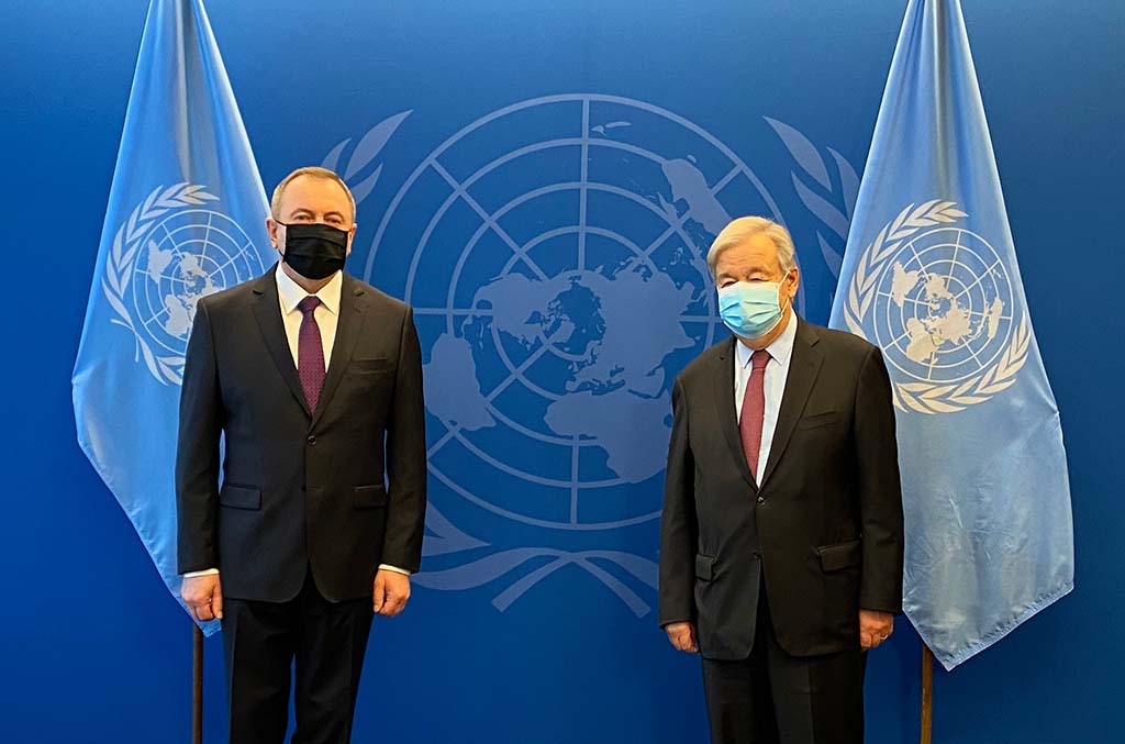 Встреча Владимира Макея с Генеральным секретарем ООН